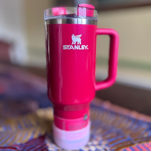 NWoT Stanley Pink Iridescent Quencher H20 Tumbler FlowState Stainless Steel 40OZ - Picture 7 of 7